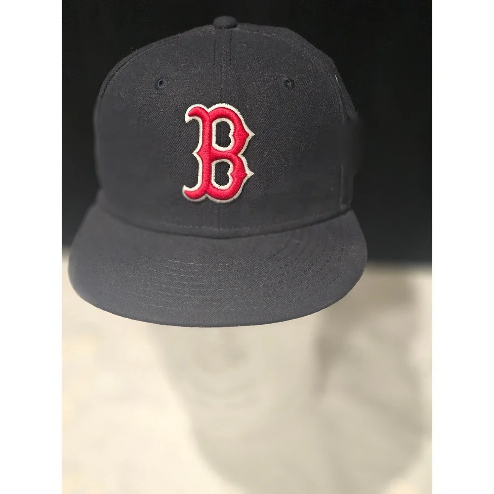 New Era 59FIFTY Boston Red Sox MLB Authentic On Field Fitted Hat Navy Blue 7 1/2
